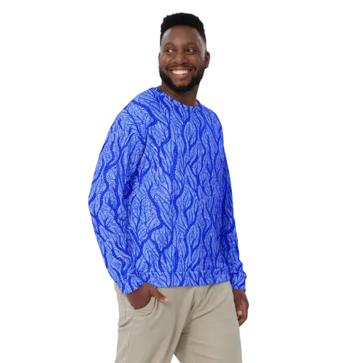 Bluevine Reverie on a Sweatshirt