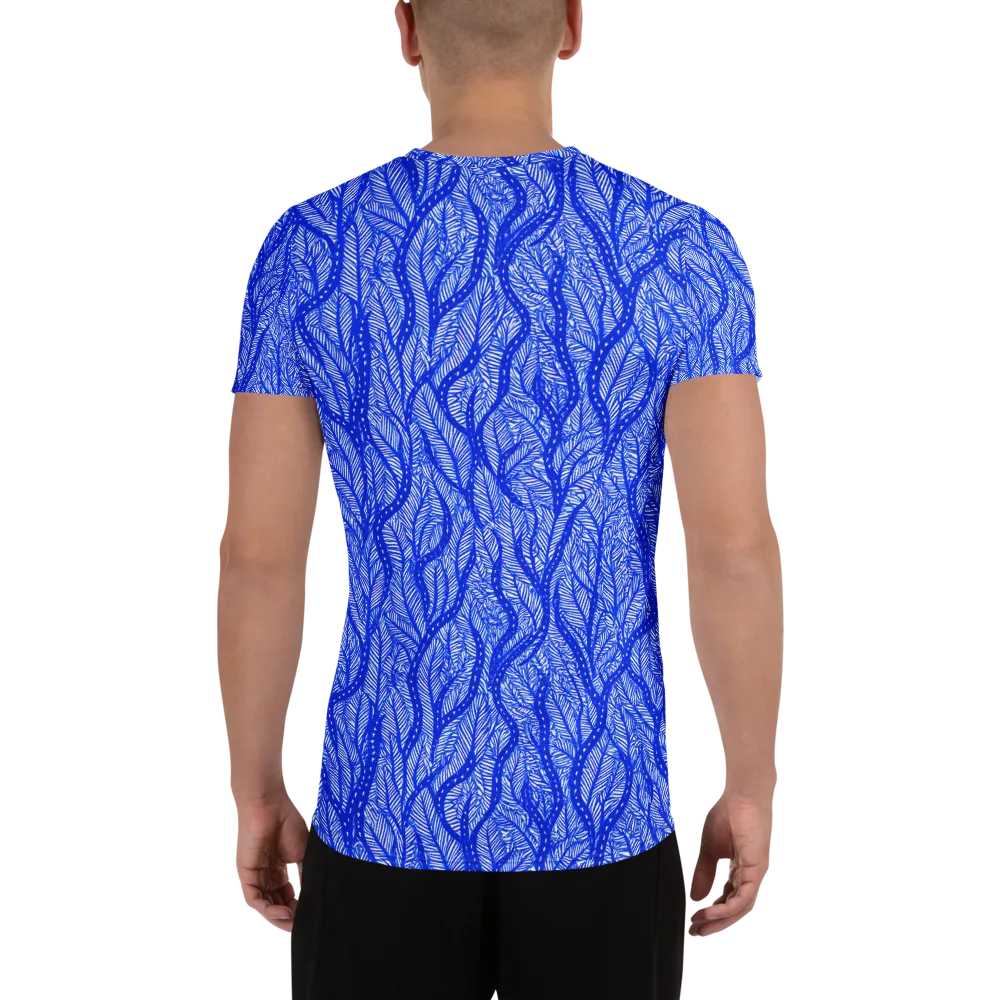 Bluevine Reverie on Men's Athletic T-Shirt — Back