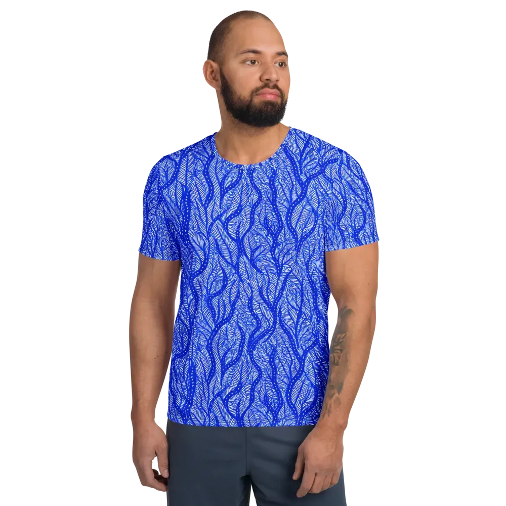 Bluevine Reverie on Men's Athletic T-Shirt — Front