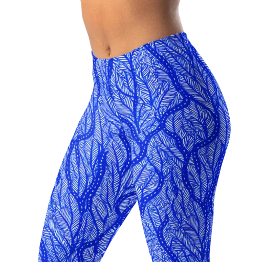 Bluevine Reverie on a Leggings