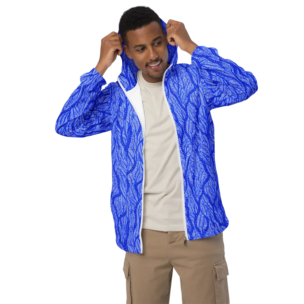 Bluevine Reverie on Men's Windbreaker — Front