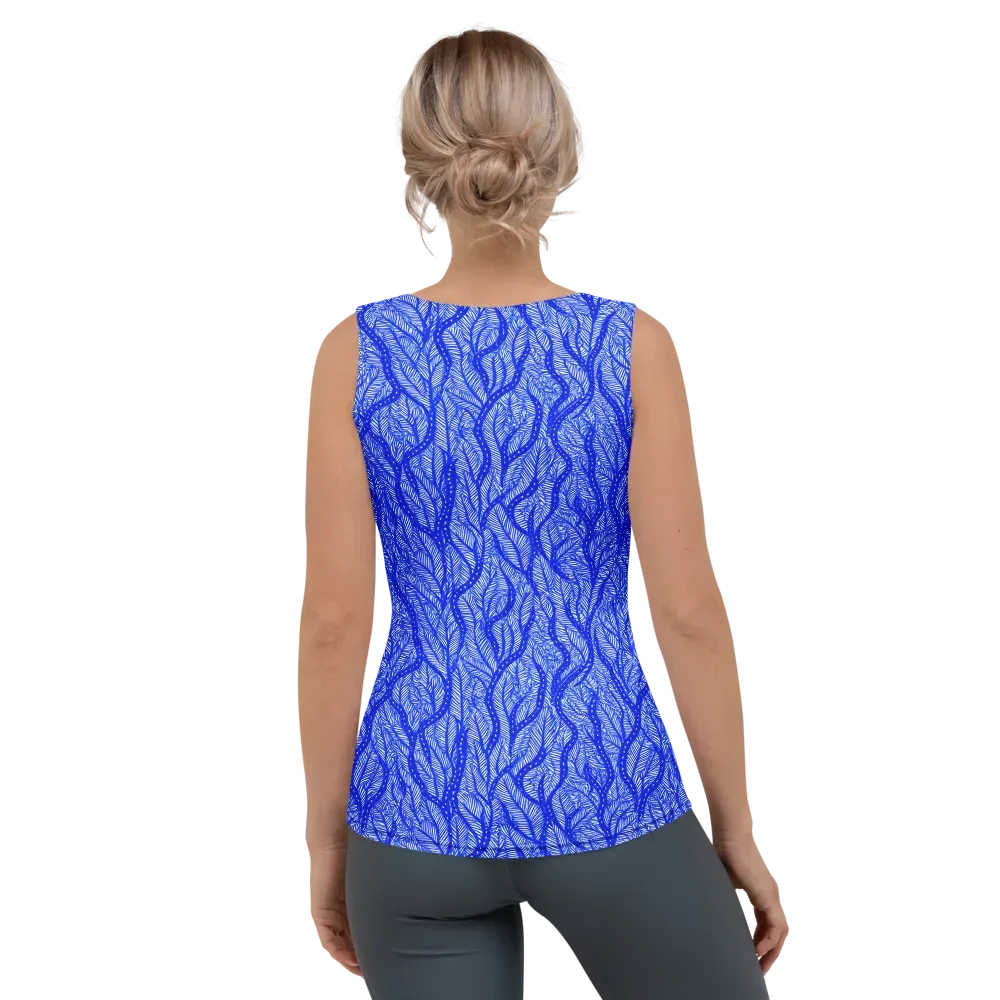 Bluevine Reverie on Women's Tank Top — Back