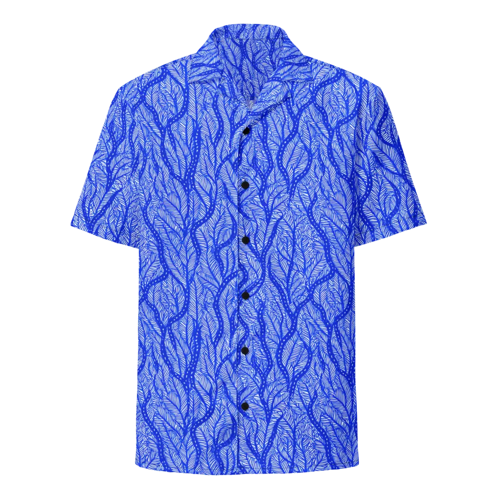 Bluevine Reverie on Button Shirt — Front