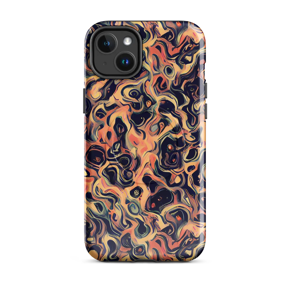 Navy Inferno on MagSafe Tough Case for iPhone® — Front