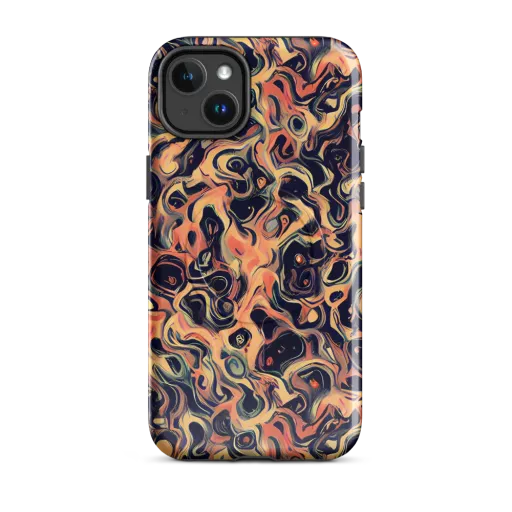 Navy Inferno on a MagSafe Tough Case for iPhone®
