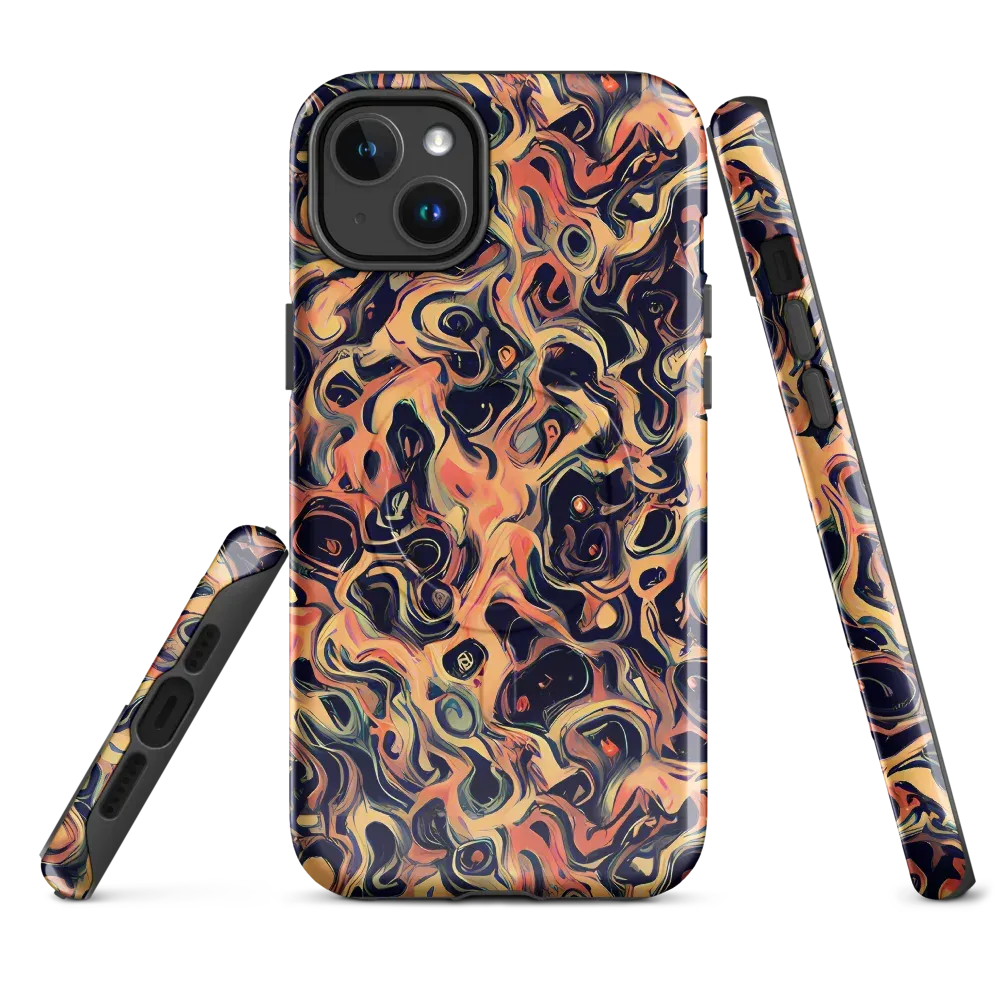 Navy Inferno on MagSafe Tough Case for iPhone® — Front