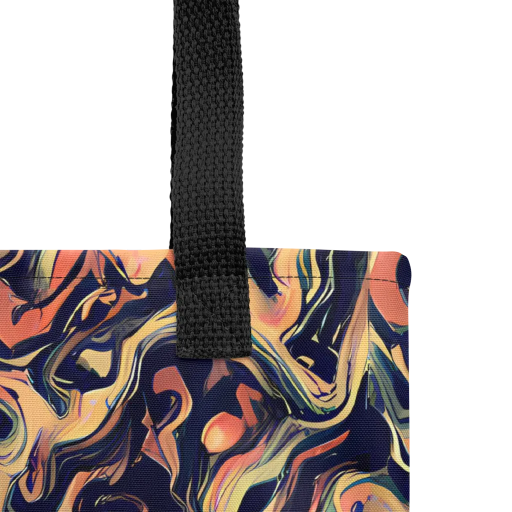 Navy Inferno on Tote Bag — Product details