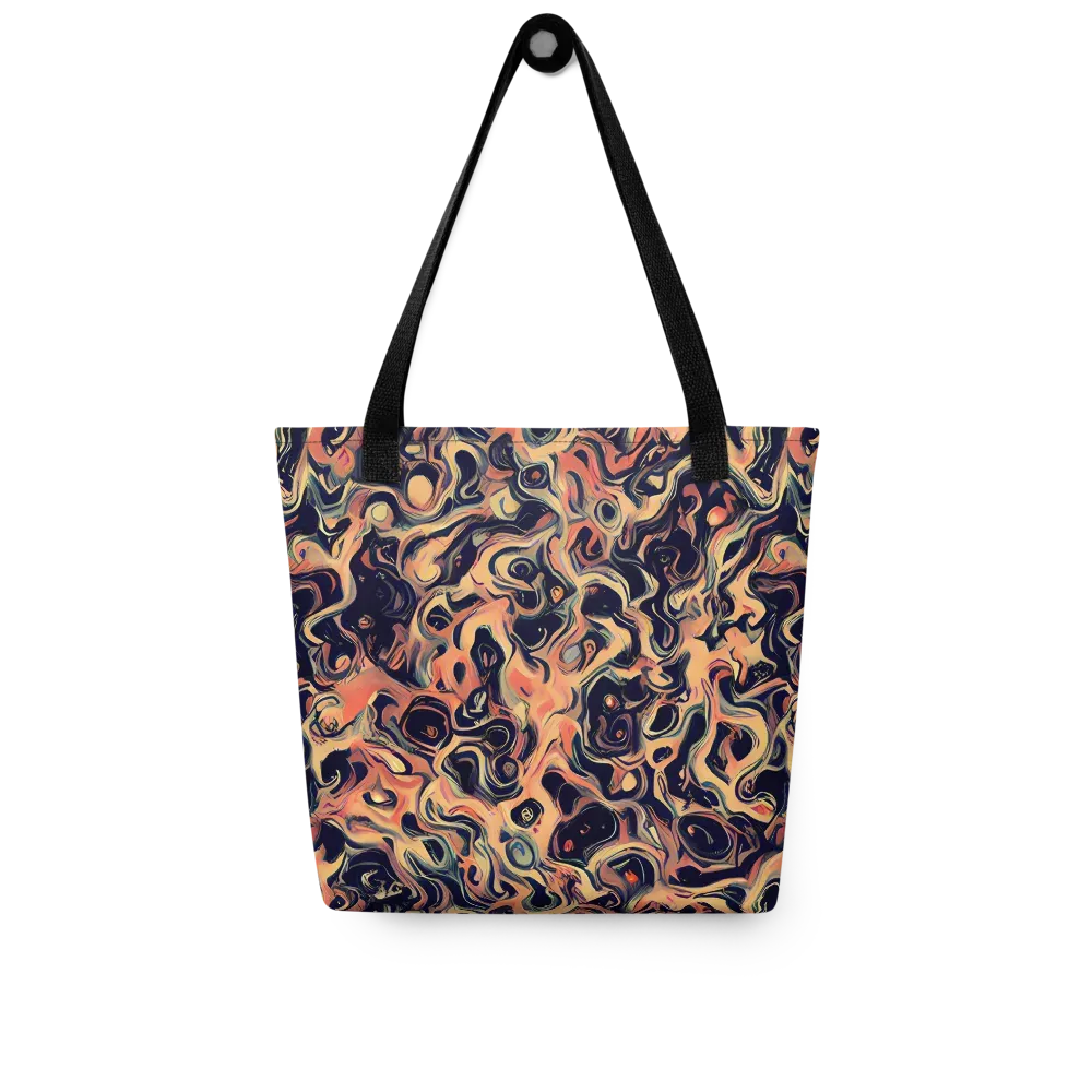 Navy Inferno on Tote Bag — Front