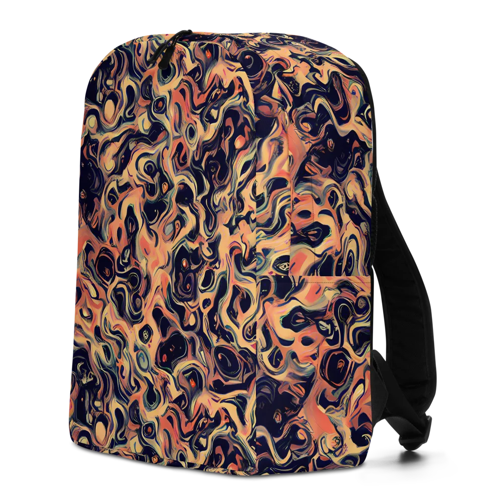 Navy Inferno on Minimalist Backpack — Left