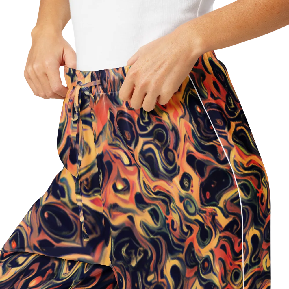 Navy Inferno on Women's Pajama Pants — Product details