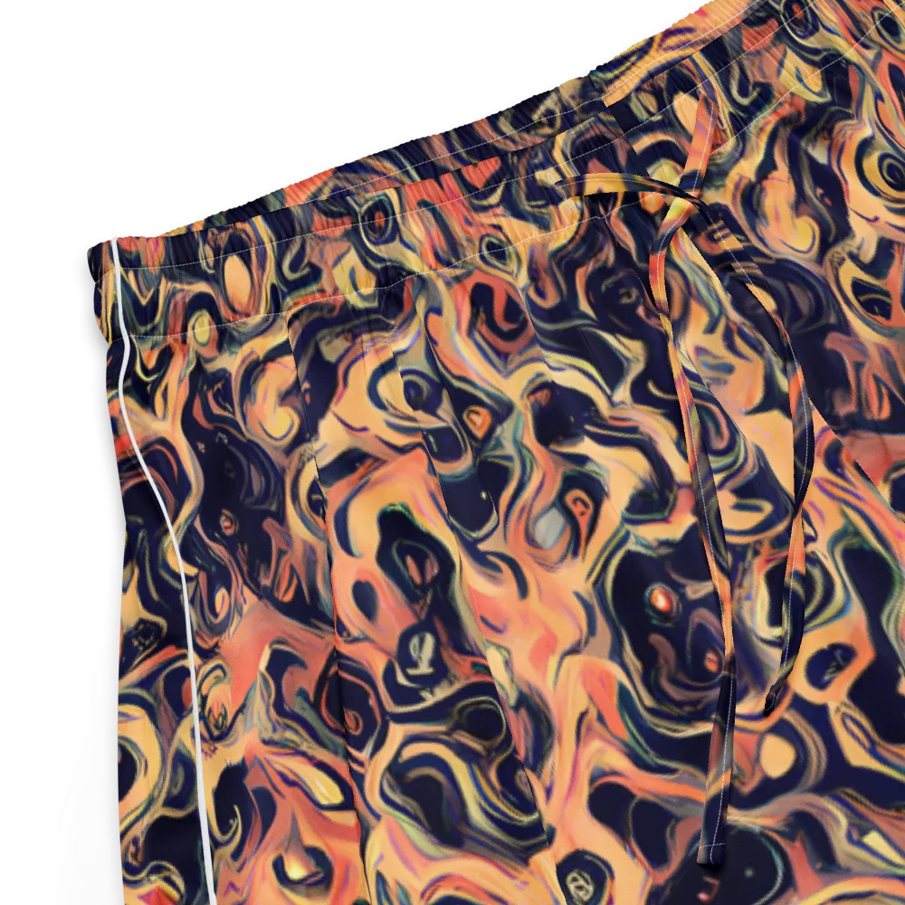 Navy Inferno on Women's Pajama Shorts — Product details