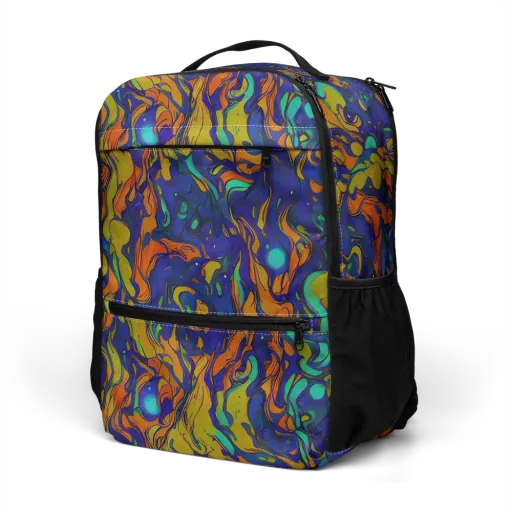 Tangerine Voltage on a Utility Backpack