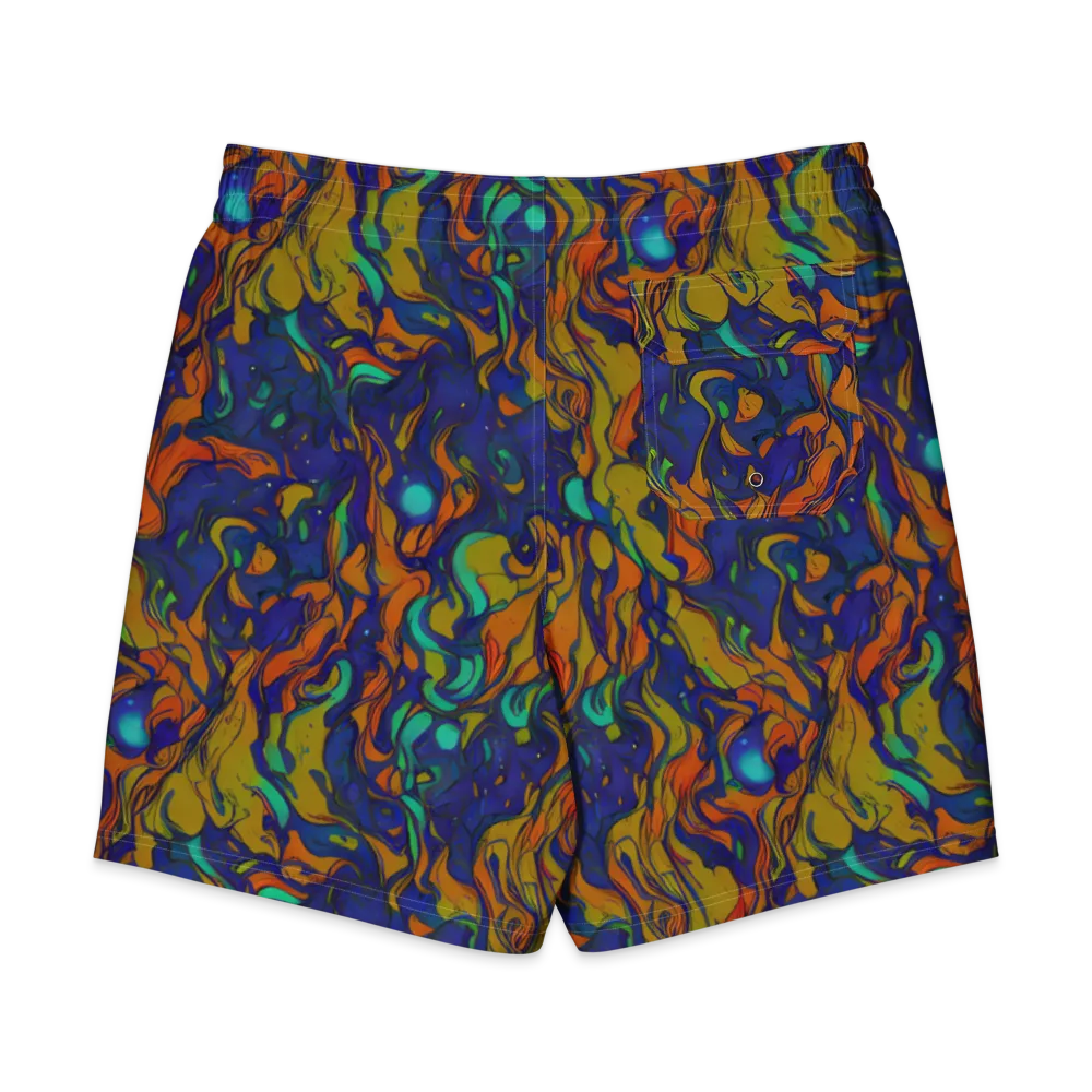 Tangerine Voltage on Men's Board Shorts — Back