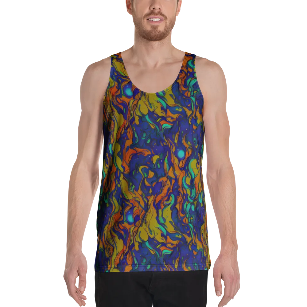 Tangerine Voltage on Men's Tank Top — Front