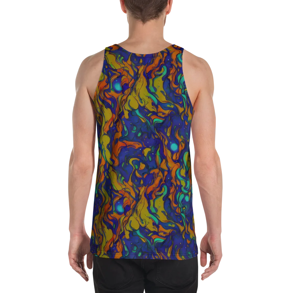 Tangerine Voltage on Men's Tank Top — Back