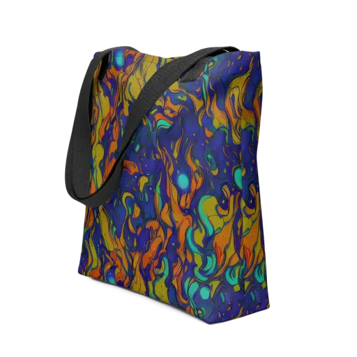 Tangerine Voltage on a Tote Bag