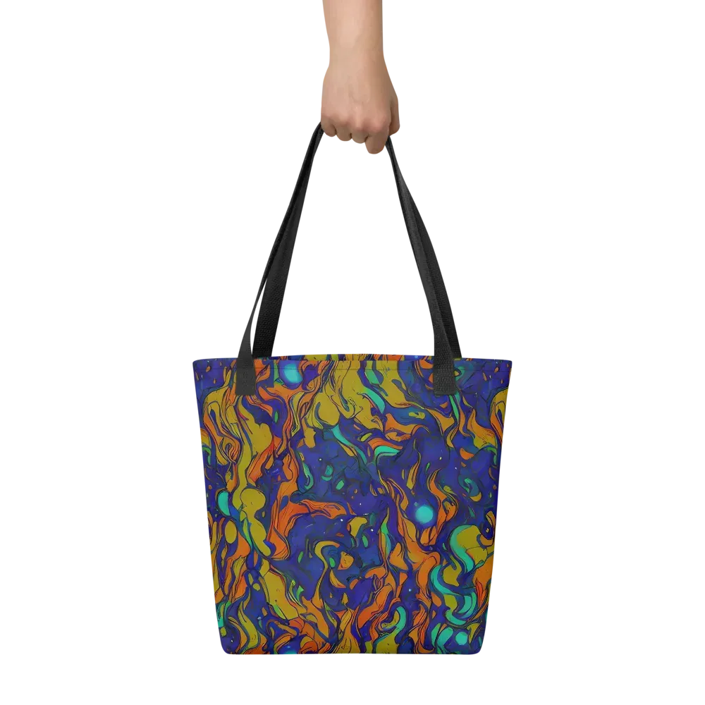 Tangerine Voltage on Tote Bag — Front