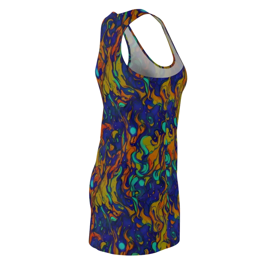 Tangerine Voltage on Racerback Dress — Back Side