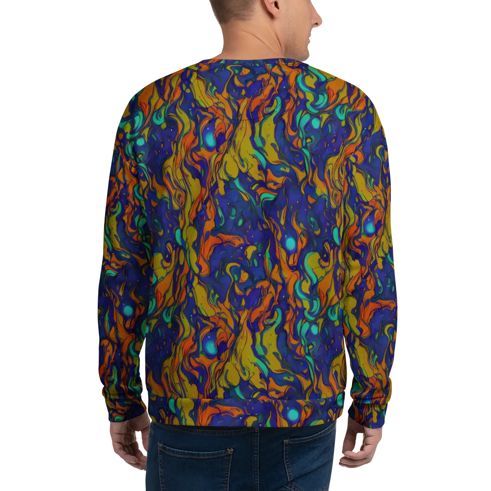 Tangerine Voltage on Sweatshirt — Back