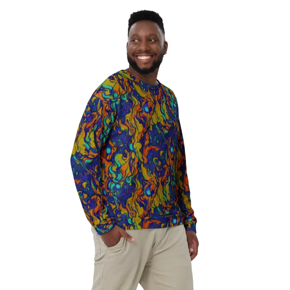 Tangerine Voltage on Sweatshirt — Front