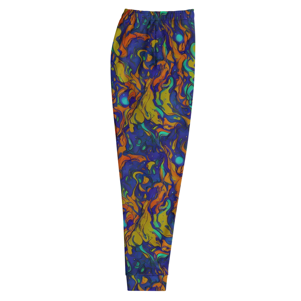 Tangerine Voltage on Men's Joggers — Right