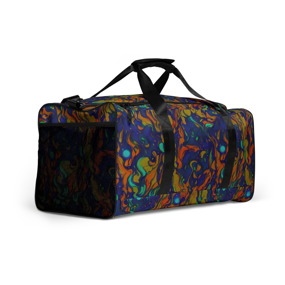 Tangerine Voltage on Duffle Bag — Right Front