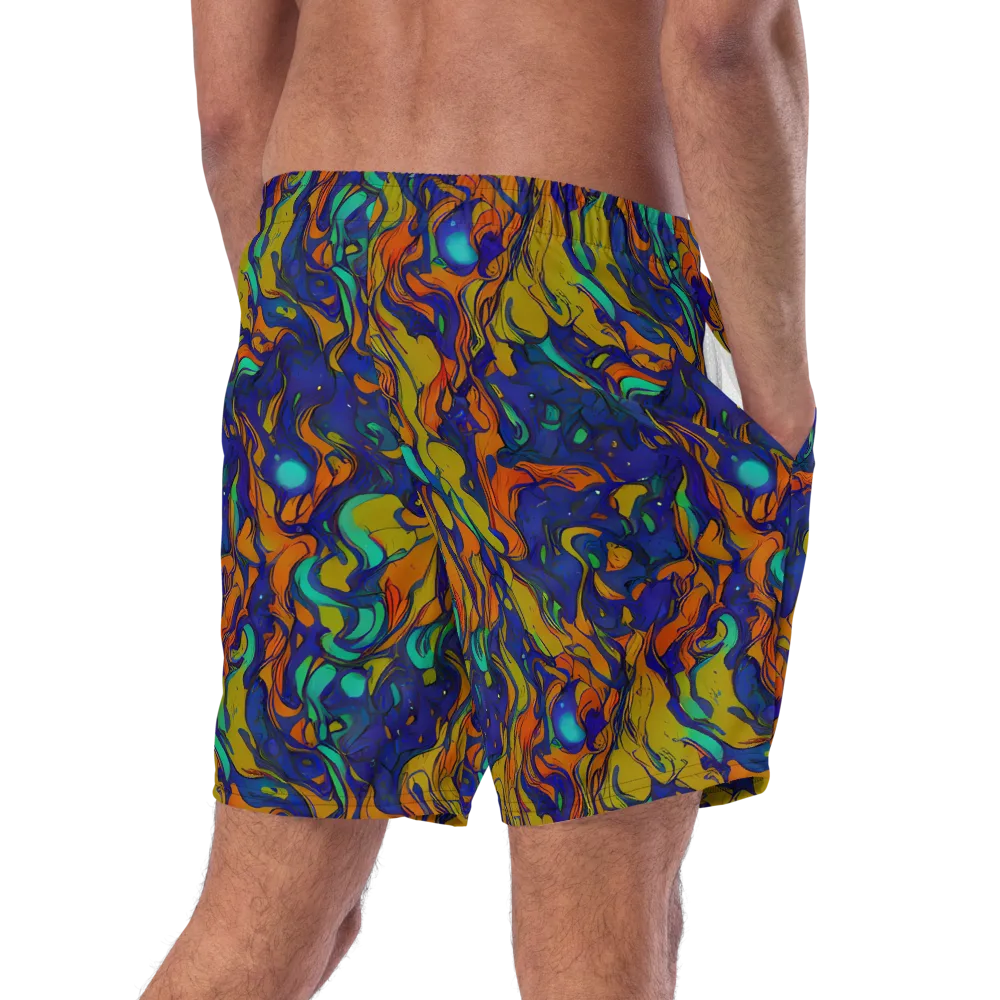 Tangerine Voltage on Swim Trunks — Right Back