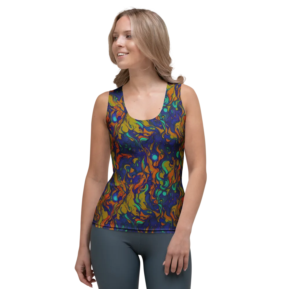 Tangerine Voltage on Women's Tank Top — Front