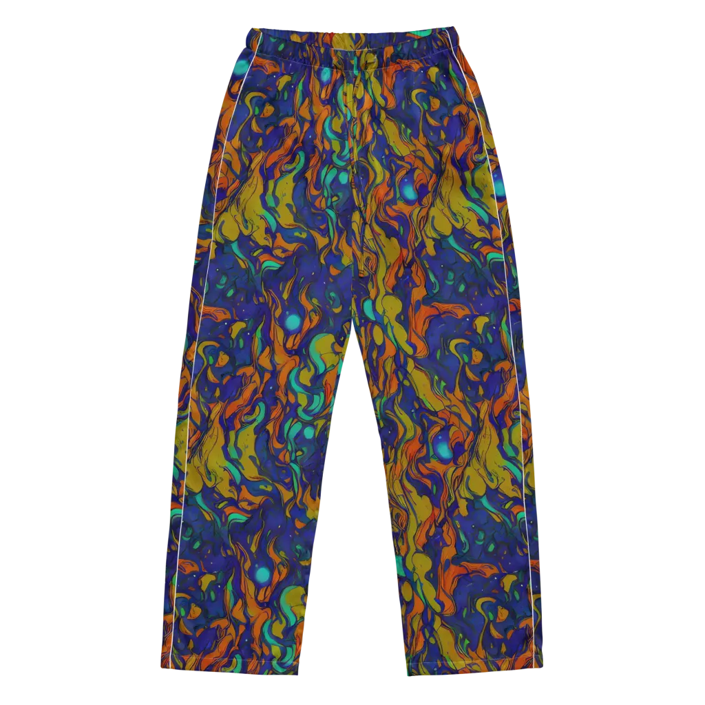 Tangerine Voltage on Women's Pajama Pants — Front