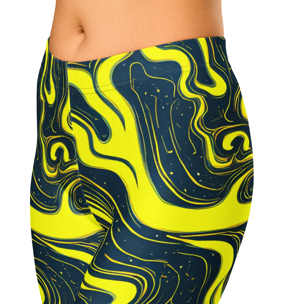 Nightstream on Capri Leggings — Zoomed-in