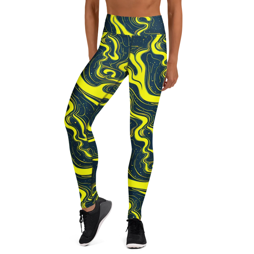 Nightstream on Yoga Leggings — Front