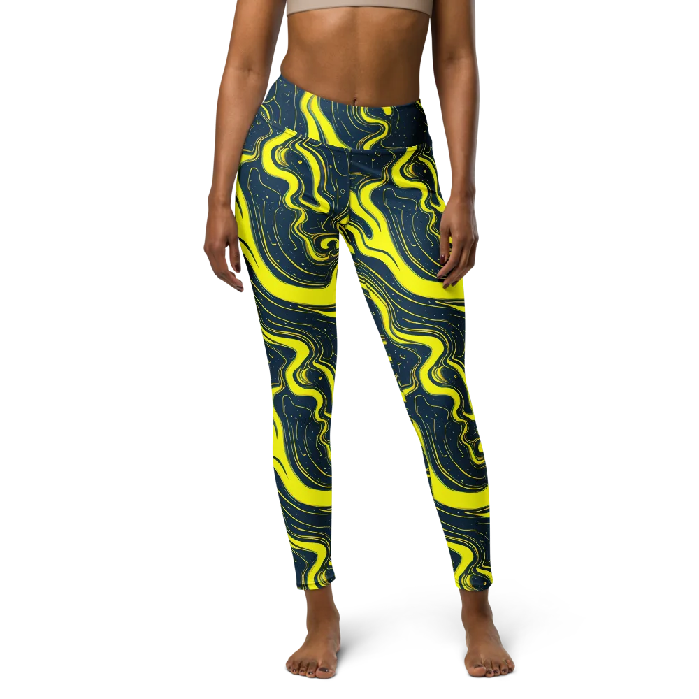 Nightstream on Yoga Leggings — Front