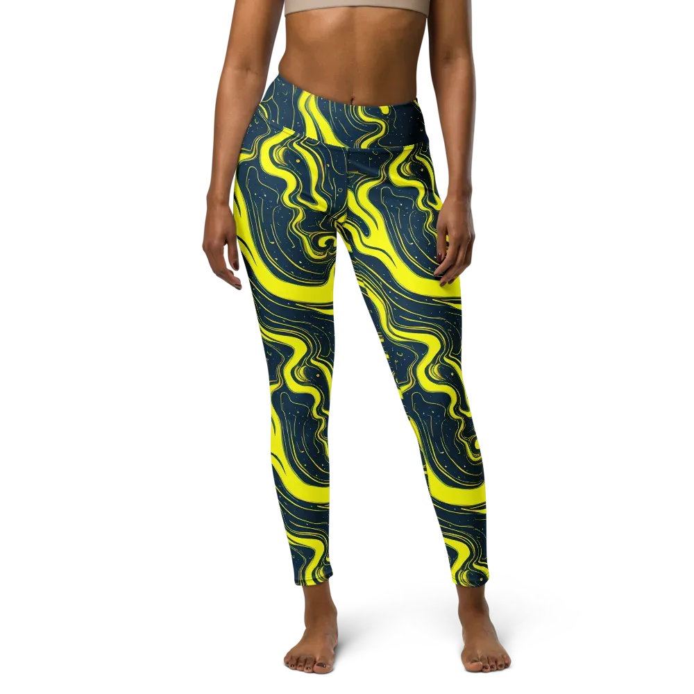 Nightstream on Yoga Leggings — Front
