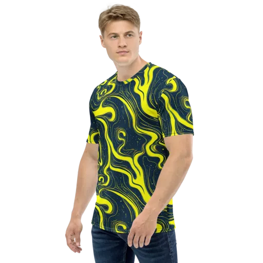Nightstream on a Men's Crew Neck T-Shirt
