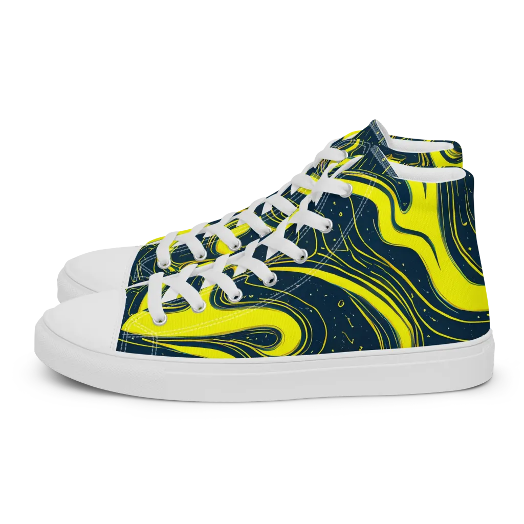 Nightstream on Women's High Top Canvas Shoes — Left