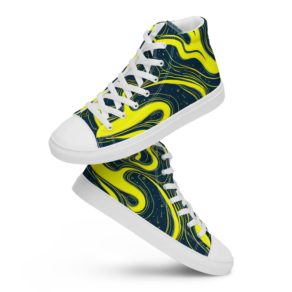 Nightstream on Women's High Top Canvas Shoes — Front