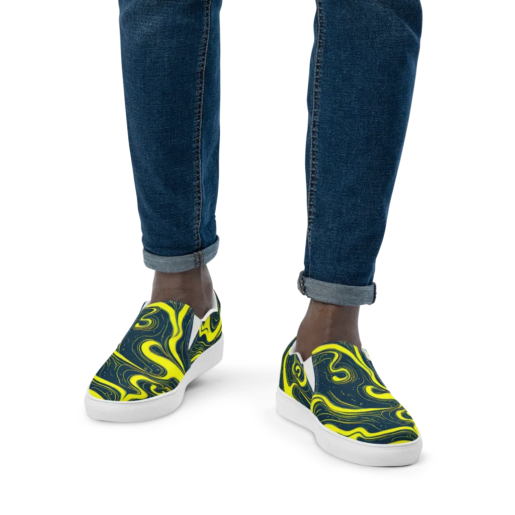 Nightstream on Men's Slip-On Canvas Shoes — Front