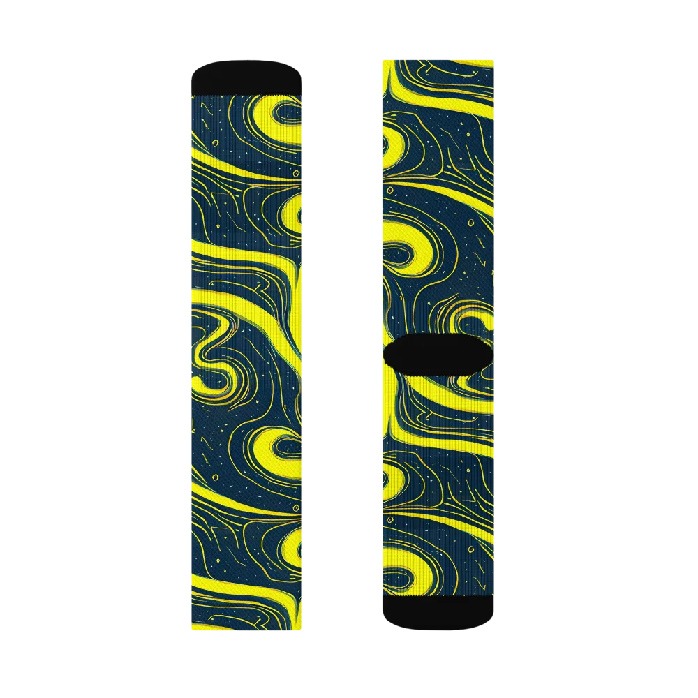 Nightstream on Socks — Left Sock
