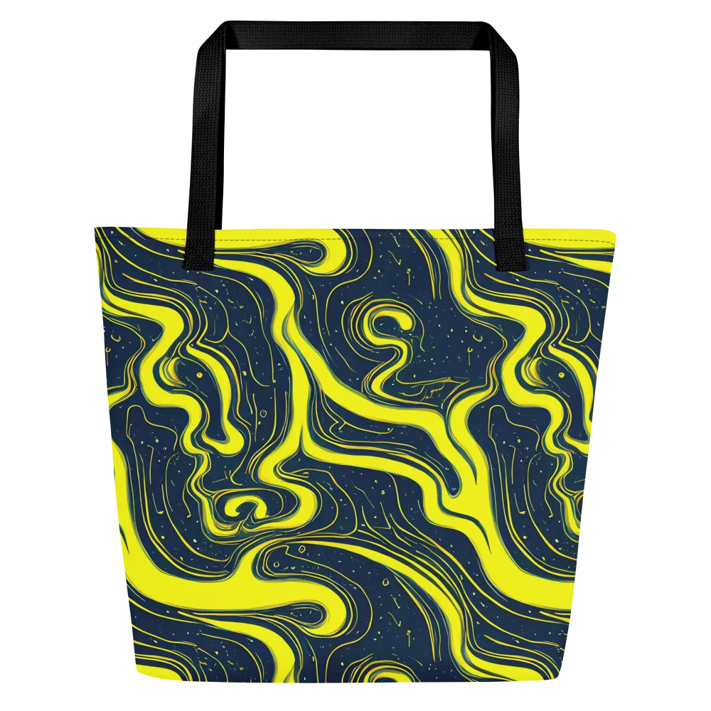 Nightstream on Large Tote Bag W/ Pocket — Front