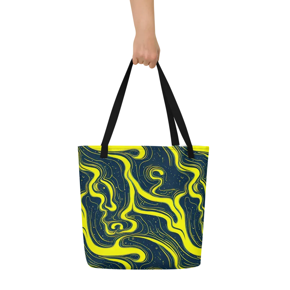 Nightstream on Large Tote Bag W/ Pocket — Front