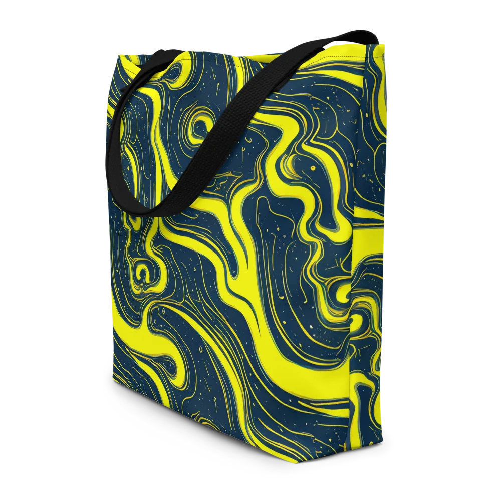 Nightstream on Large Tote Bag W/ Pocket — Front
