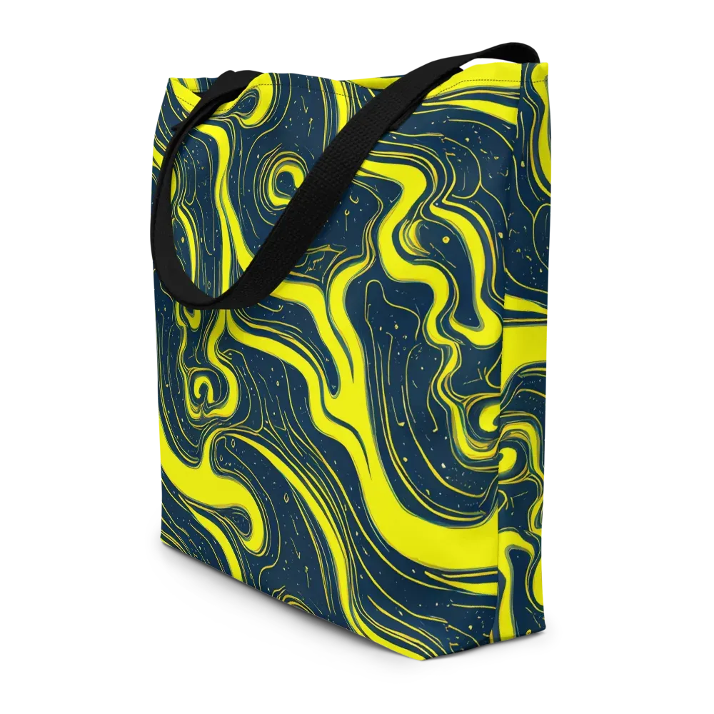 Nightstream on Large Tote Bag W/ Pocket — Front