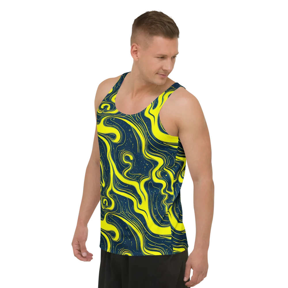 Nightstream on Men's Tank Top — Left Front