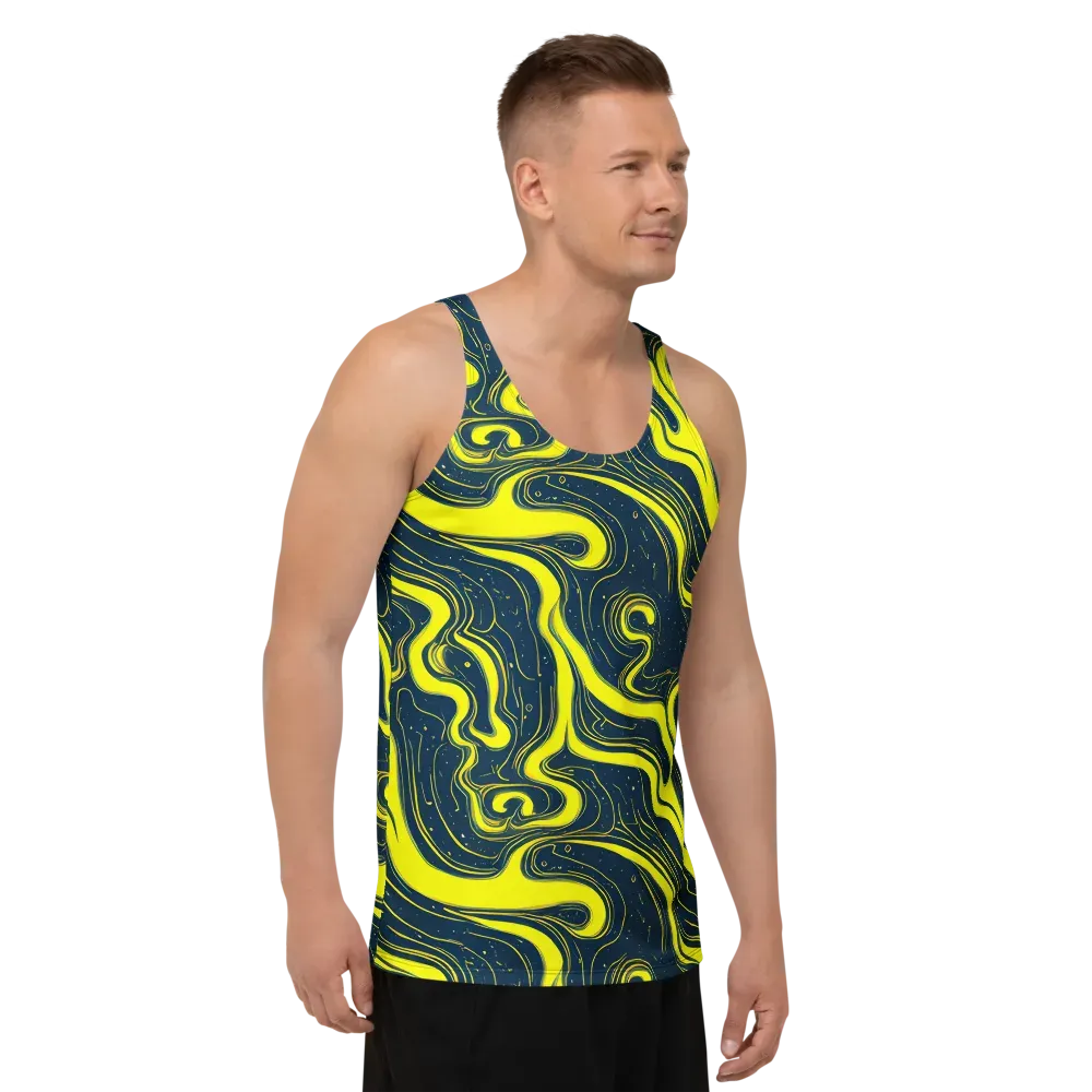 Nightstream on Men's Tank Top — Right Front