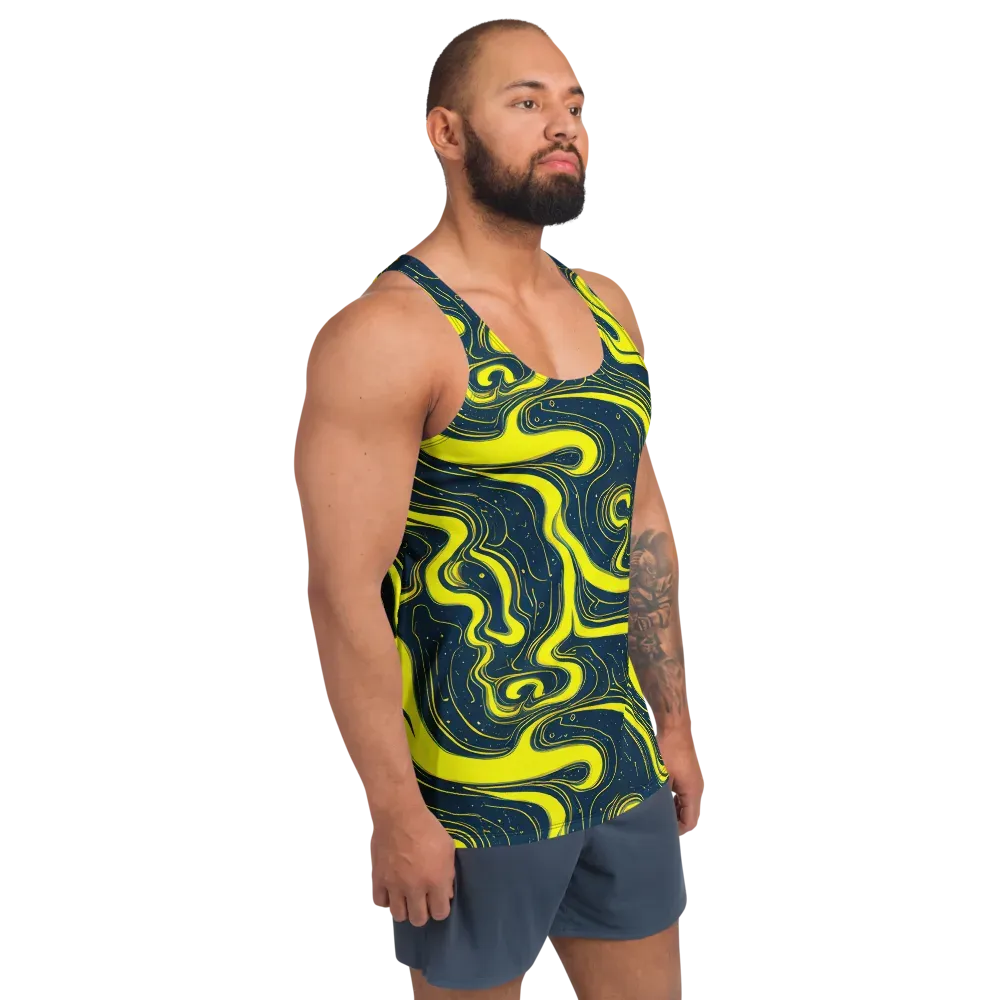 Nightstream on Men's Tank Top — Right Front