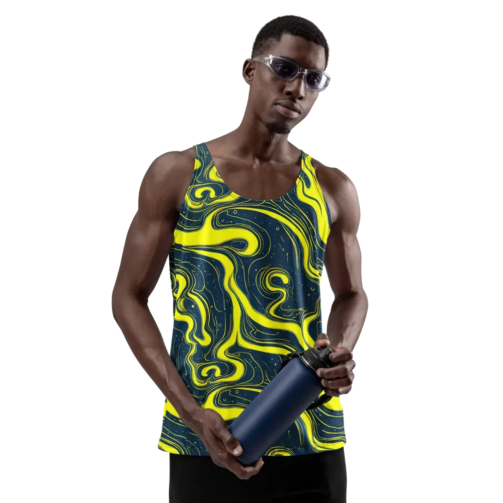 Nightstream on Men's Tank Top — Front