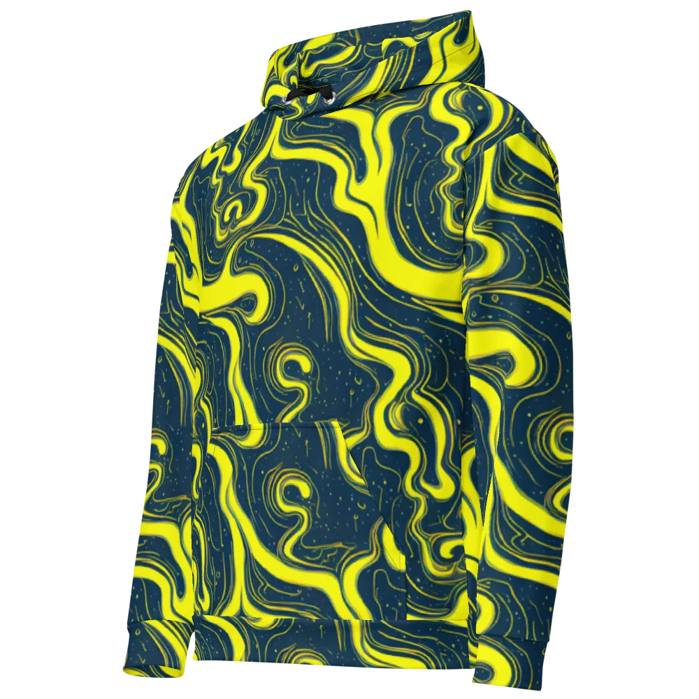 Nightstream on Cotton Hoodie — Left Front
