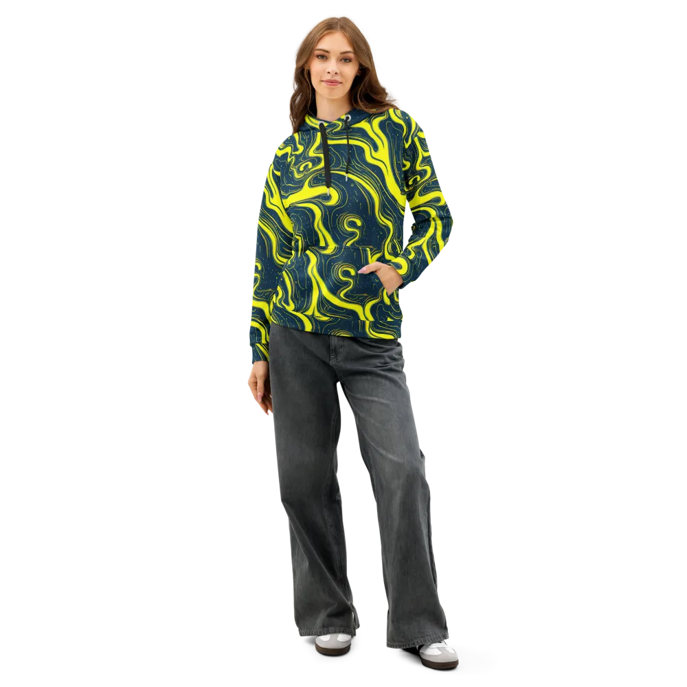 Nightstream on Cotton Hoodie — Front
