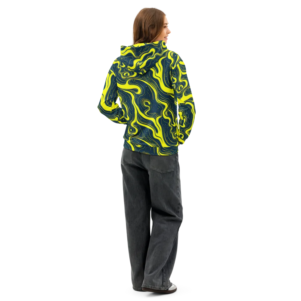 Nightstream on Cotton Hoodie — Back