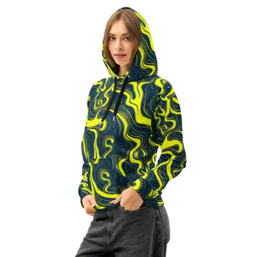 Nightstream on a Cotton Hoodie